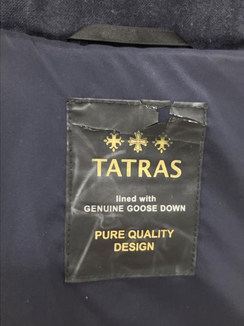 TATRAS（タトラス）TATRAS (タトラス) ノースリーブ フーデット ダウンベスト ネイビー サイズ:SIZE 02の古着・服飾アイテム