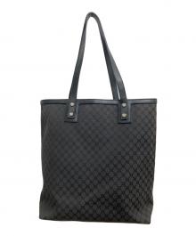 CELINE（セリーヌ）の古着「マカダム　トートバッグ」｜ブラック