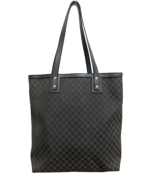 CELINE（セリーヌ）CELINE (セリーヌ) マカダム　トートバッグ ブラックの古着・服飾アイテム