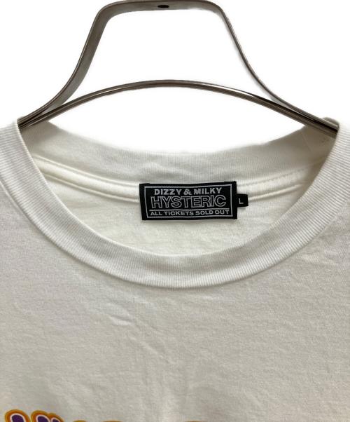 Hysteric Glamour（ヒステリックグラマー）Hysteric Glamour (ヒステリックグラマー) 長袖カットソー ホワイト サイズ:SIZE Lの古着・服飾アイテム