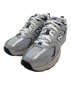 NEW BALANCEニューバランス）の古着「ローカットスニーカー」｜ホワイト×シルバー