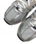 NEW BALANCE (ニューバランス) ローカットスニーカー ホワイト×シルバー サイズ:SIZE 24.5cm：7000円
