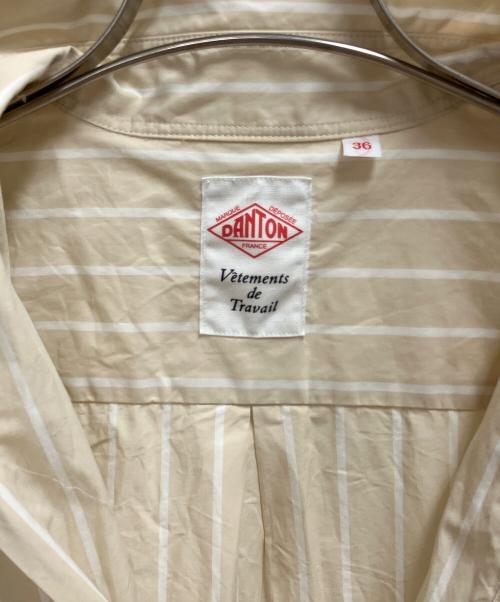 DANTON（ダントン）DANTON (ダントン) 半袖ワンピース ベージュ サイズ:SIZE 36の古着・服飾アイテム