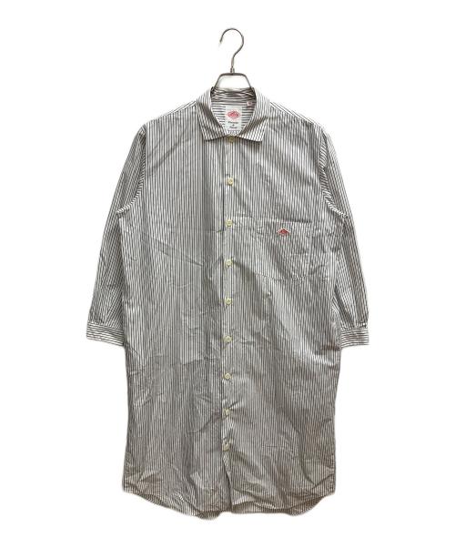 DANTON（ダントン）DANTON (ダントン) 長袖ワンピース ブルー サイズ:SIZE 36の古着・服飾アイテム