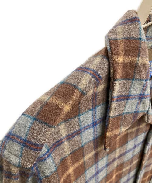 PENDLETON（ペンドルトン）PENDLETON (ペンドルトン) 長袖シャツ ブラウン×グレー サイズ:SIZE Mの古着・服飾アイテム
