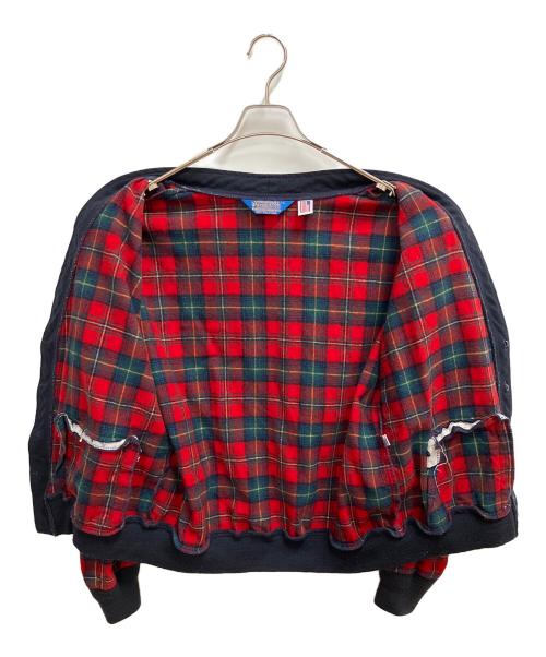 PENDLETON（ペンドルトン）PENDLETON (ペンドルトン) 厚手カーディガン レッド×グリーン サイズ:SIZE　Lの古着・服飾アイテム