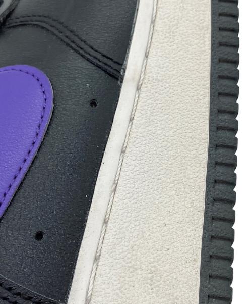 NIKE（ナイキ）NIKE (ナイキ) AIR FORCE 1 HIGH ’07 LV8 “Hoops/Black/Purple” ハイカットスニーカー ブラック×パープル サイズ:SIZE 27.5cmの古着・服飾アイテム