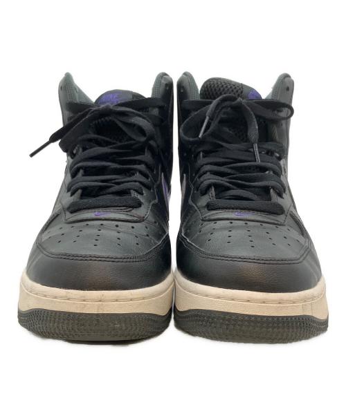 NIKE（ナイキ）NIKE (ナイキ) AIR FORCE 1 HIGH ’07 LV8 “Hoops/Black/Purple” ハイカットスニーカー ブラック×パープル サイズ:SIZE 27.5cmの古着・服飾アイテム