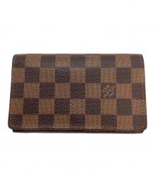 LOUIS VUITTON（ルイ ヴィトン）の古着「モノグラム ポルトフォイユ・トレゾール 2つ折り財布」｜ブラウン