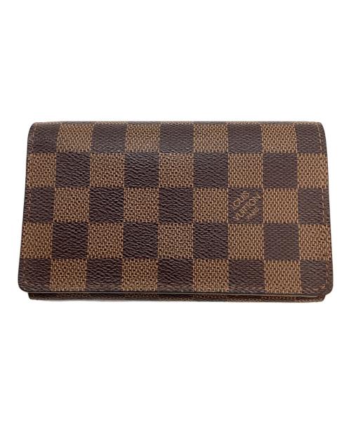 LOUIS VUITTON（ルイ ヴィトン）LOUIS VUITTON (ルイ ヴィトン) モノグラム ポルトフォイユ・トレゾール 2つ折り財布 ブラウンの古着・服飾アイテム