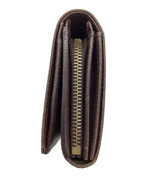 LOUIS VUITTON（ルイ ヴィトン）LOUIS VUITTON (ルイ ヴィトン) モノグラム ポルトフォイユ・トレゾール 2つ折り財布 ブラウンの古着・服飾アイテム