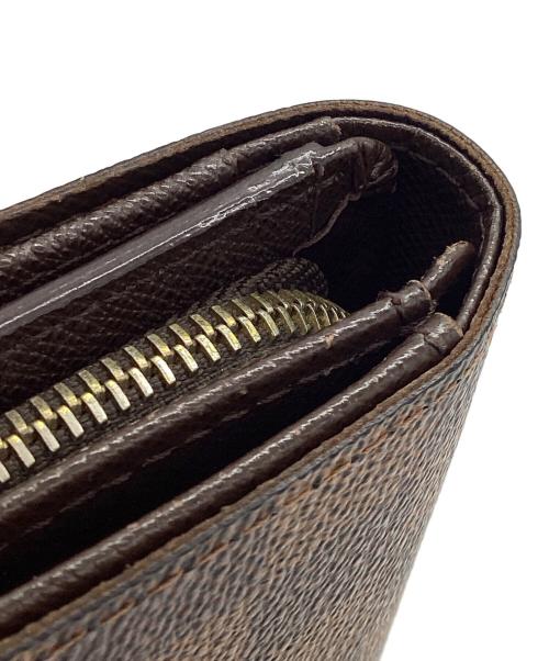 LOUIS VUITTON（ルイ ヴィトン）LOUIS VUITTON (ルイ ヴィトン) モノグラム ポルトフォイユ・トレゾール 2つ折り財布 ブラウンの古着・服飾アイテム