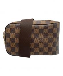 LOUIS VUITTON（ルイ ヴィトン）の古着「ダミエ ジェロニモス ボディーバッグ」｜ブラウン