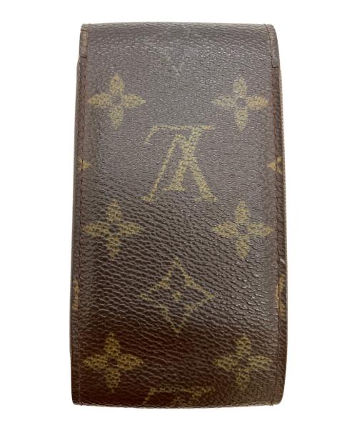 LOUIS VUITTON（ルイ ヴィトン）LOUIS VUITTON (ルイ ヴィトン) モノグラム エテュイ・シガレット シガレットケース ブラウンの古着・服飾アイテム