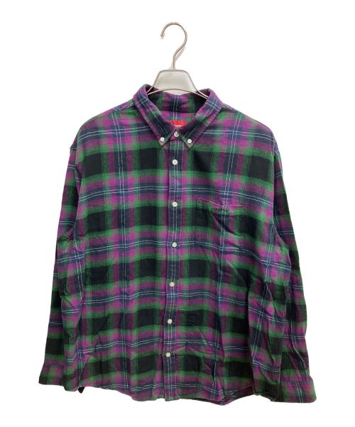 SUPREME（シュプリーム）Supreme (シュプリーム) Brushed Plaid Flannel Shirt マルチカラー サイズ:SIZE Lの古着・服飾アイテム