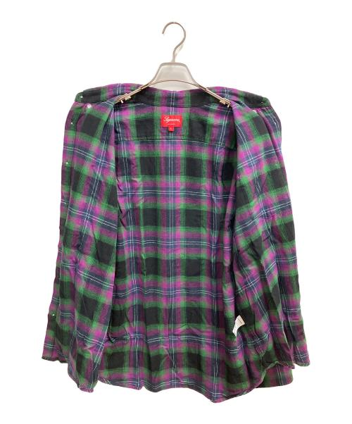 SUPREME（シュプリーム）Supreme (シュプリーム) Brushed Plaid Flannel Shirt マルチカラー サイズ:SIZE Lの古着・服飾アイテム