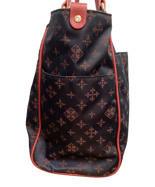 russet（ラシット）russet (ラシット) トートバッグ ネイビー×レッドの古着・服飾アイテム
