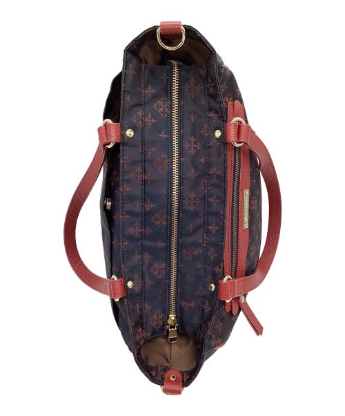 russet（ラシット）russet (ラシット) トートバッグ ネイビー×レッドの古着・服飾アイテム
