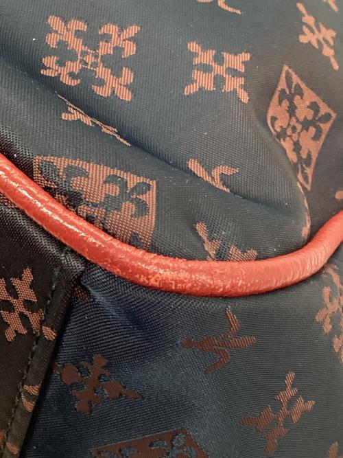 russet（ラシット）russet (ラシット) トートバッグ ネイビー×レッドの古着・服飾アイテム