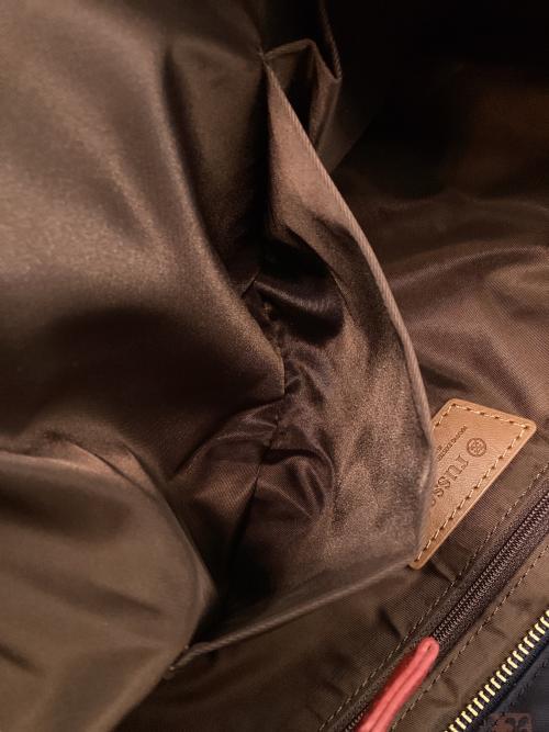 russet（ラシット）russet (ラシット) トートバッグ ネイビー×レッドの古着・服飾アイテム