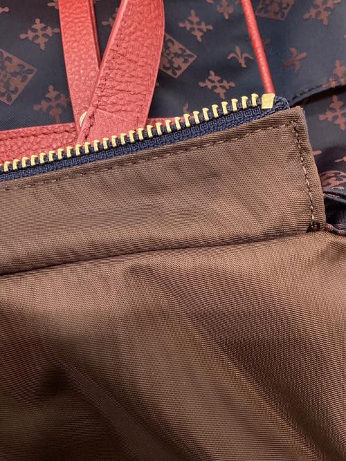 russet（ラシット）russet (ラシット) トートバッグ ネイビー×レッドの古着・服飾アイテム