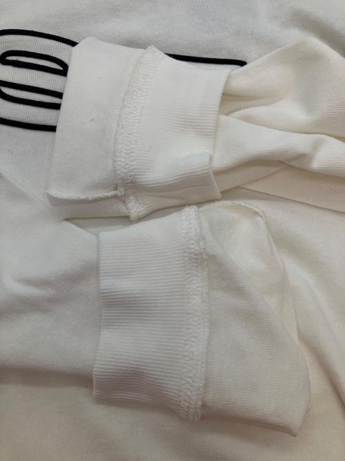 WIND AND SEA（ウィンダンシー）WIND AND SEA (ウィンダンシー) ロゴTシャツ 長袖カットソー ホワイト サイズ:SIZE Lの古着・服飾アイテム