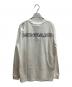 WIND AND SEA (ウィンダンシー) ロゴTシャツ 長袖カットソー ホワイト サイズ:SIZE L：7000円