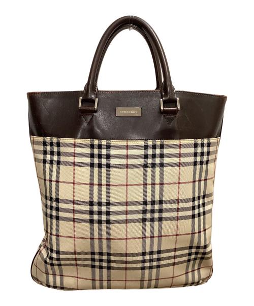 BURBERRY（バーバリー）BURBERRY (バーバリー) トートバッグ ベージュの古着・服飾アイテム