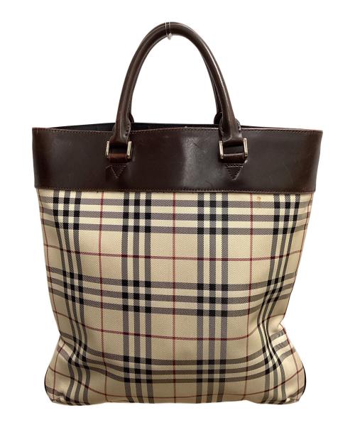 BURBERRY（バーバリー）BURBERRY (バーバリー) トートバッグ ベージュの古着・服飾アイテム