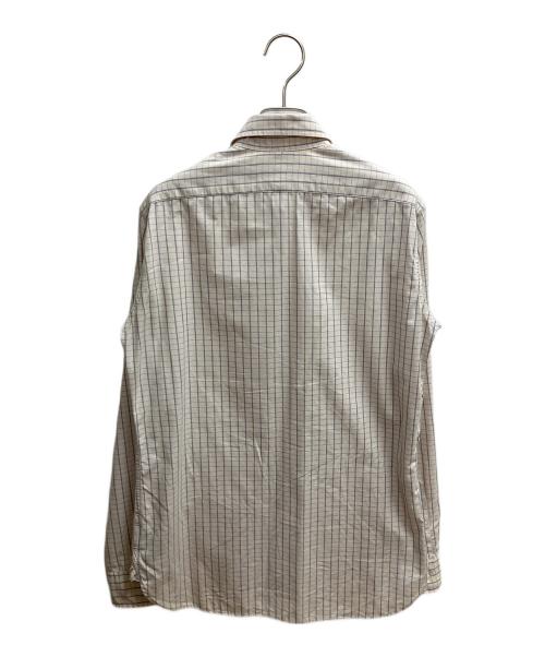 RRL（ダブルアールエル）RRL (ダブルアールエル) チェックシャツ 長袖シャツ ベージュ サイズ:SIZE 2の古着・服飾アイテム