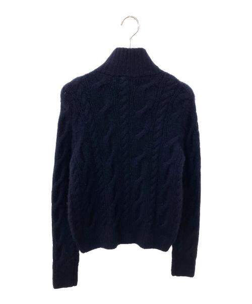RALPH LAUREN（ラルフローレン）RALPH LAUREN (ラルフローレン) カシミヤニットジャケット ネイビー サイズ:SIZE Mの古着・服飾アイテム