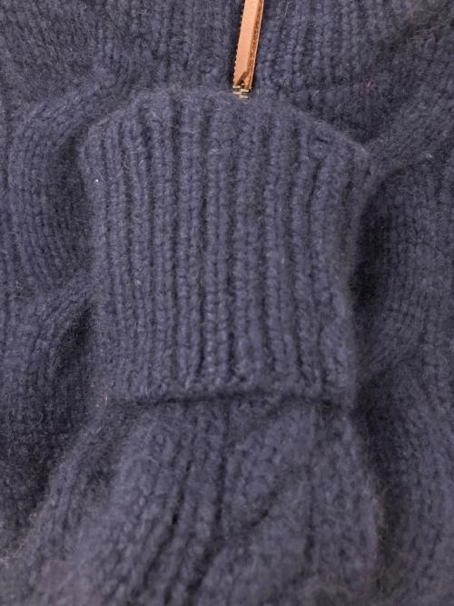 RALPH LAUREN（ラルフローレン）RALPH LAUREN (ラルフローレン) カシミヤニットジャケット ネイビー サイズ:SIZE Mの古着・服飾アイテム