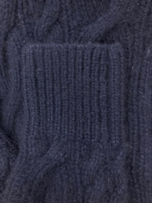 RALPH LAUREN（ラルフローレン）RALPH LAUREN (ラルフローレン) カシミヤニットジャケット ネイビー サイズ:SIZE Mの古着・服飾アイテム