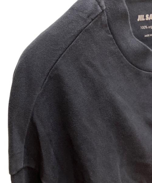 JIL SANDER+（ジルサンダープラス）JIL SANDER+ (ジルサンダープラス) クルーネック長袖Tシャツ 長袖カットソー ネイビー サイズ:SIZE XLの古着・服飾アイテム