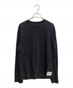 JIL SANDER+ジルサンダープラス）の古着「クルーネック長袖Tシャツ 長袖カットソー」｜ネイビー