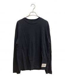 JIL SANDER+（ジルサンダープラス）の古着「クルーネック長袖Tシャツ 長袖カットソー」｜ネイビー
