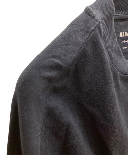 JIL SANDER+（ジルサンダープラス）JIL SANDER+ (ジルサンダープラス) クルーネック長袖Tシャツ 長袖カットソー ネイビー サイズ:SIZE XLの古着・服飾アイテム