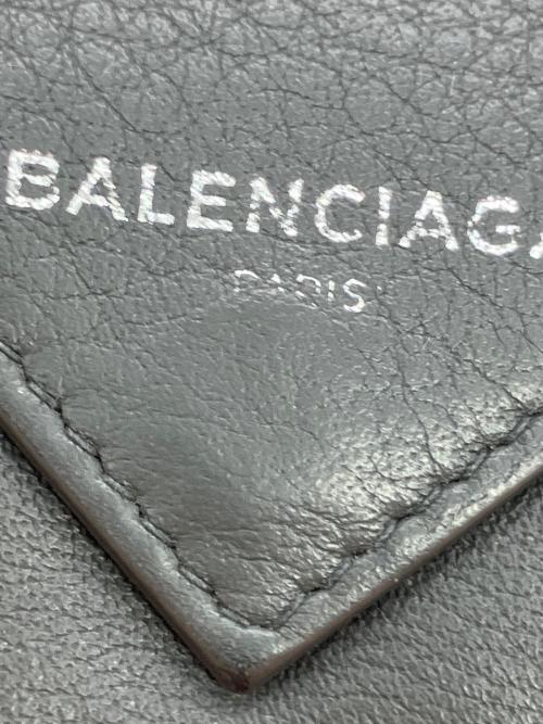 BALENCIAGA（バレンシアガ）BALENCIAGA (バレンシアガ) ペーパー ミニウォレット 3つ折り財布 グレーの古着・服飾アイテム