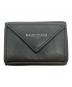 BALENCIAGA（バレンシアガ）の古着「ペーパー ミニウォレット 3つ折り財布」｜グレー