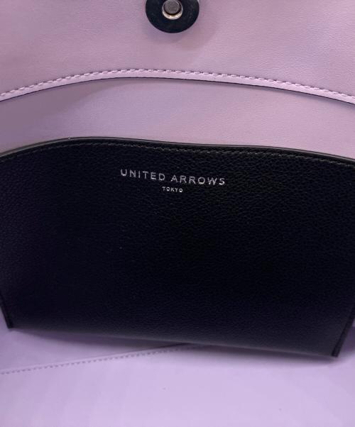 UNITED ARROWS（ユナイテッドアローズ）UNITED ARROWS (ユナイテッドアローズ) ワイドベーシックトートバッグ ブラックの古着・服飾アイテム