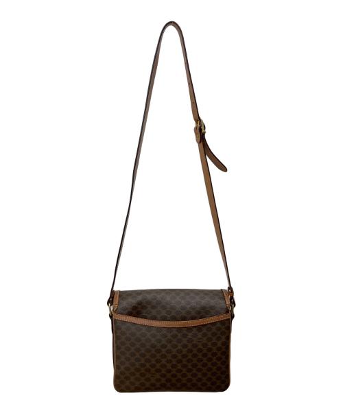CELINE（セリーヌ）CELINE (セリーヌ) マカダム ショルダーバッグ ブラウンの古着・服飾アイテム