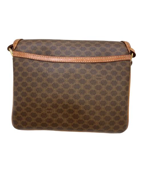 CELINE（セリーヌ）CELINE (セリーヌ) マカダム ショルダーバッグ ブラウンの古着・服飾アイテム
