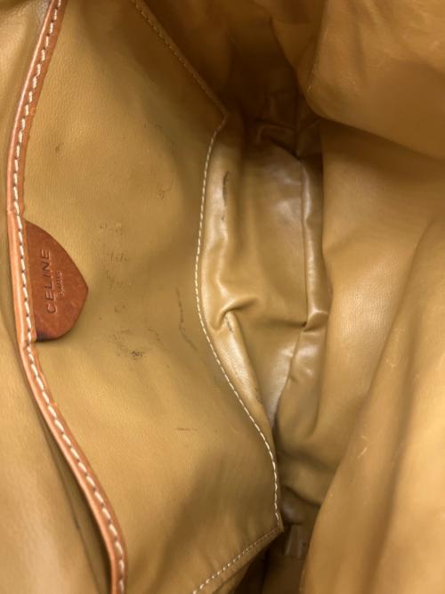 CELINE（セリーヌ）CELINE (セリーヌ) マカダム ショルダーバッグ ブラウンの古着・服飾アイテム