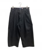 LEVI'Sリーバイス）の古着「CROP　デニムパンツ」｜ブラック