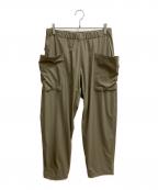 super.natural×UGLスーパーナチュラル×ウルトラグッドラック）の古着「RID SHELL PANTS ナイロンパンツ」｜カーキ