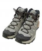 SALOMONサロモン）の古着「X ULTRA 360 LEATHER MID GORE-TEX ハイキングシューズ」｜グレー×ブラック