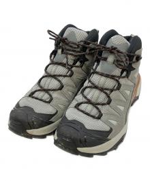SALOMON（サロモン）の古着「X ULTRA 360 LEATHER MID GORE-TEX ハイキングシューズ」｜グレー×ブラック
