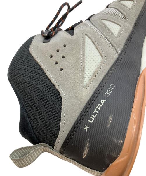 SALOMON（サロモン）SALOMON (サロモン) X ULTRA 360 LEATHER MID GORE-TEX ハイキングシューズ グレー×ブラック サイズ:SIZE 27cmの古着・服飾アイテム