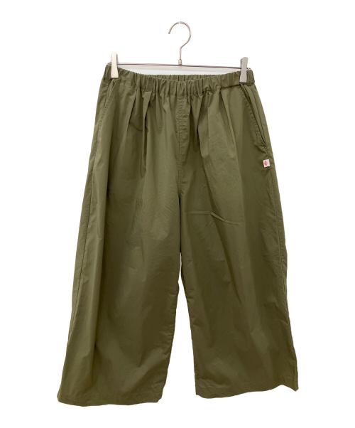 DANTON（ダントン）DANTON (ダントン) タイプライター クロップド ワイドイージーパンツ グリーン サイズ:SIZE 38の古着・服飾アイテム