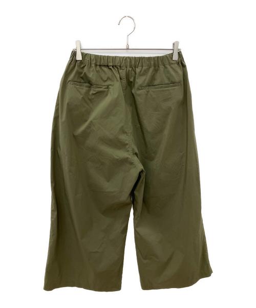 DANTON（ダントン）DANTON (ダントン) タイプライター クロップド ワイドイージーパンツ グリーン サイズ:SIZE 38の古着・服飾アイテム
